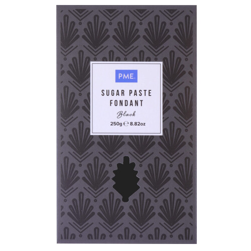 PME Sugar Paste Fondant – Black 250g 1