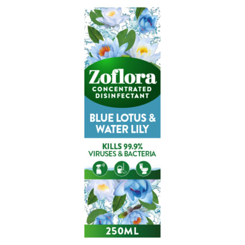 Zoflora Zoflora Blue Lotus Disinfectant 250ml - Antibacterial 1