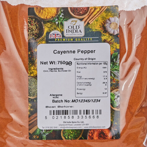 Old India Cayenne Pepper 750 g 2