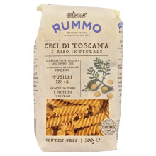 Rummo Chickpea Fusilli No.48 - Gluten-Free Italian Pasta, High In Ceci Protein, 300 g (Pack of 1)