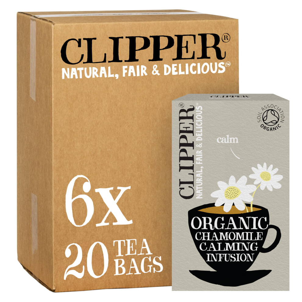 Clipper Organic Chamomile Tea Bags - 120 Bags Golden