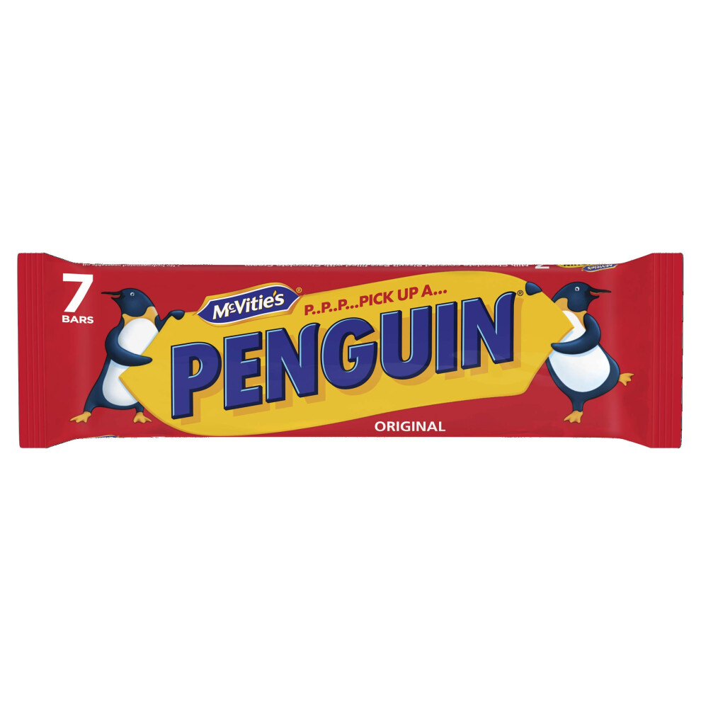 Mcvities Mcvitie's Milk Chocolate Penguin Biscuits, 7 Biscuits (Pack Of 1)