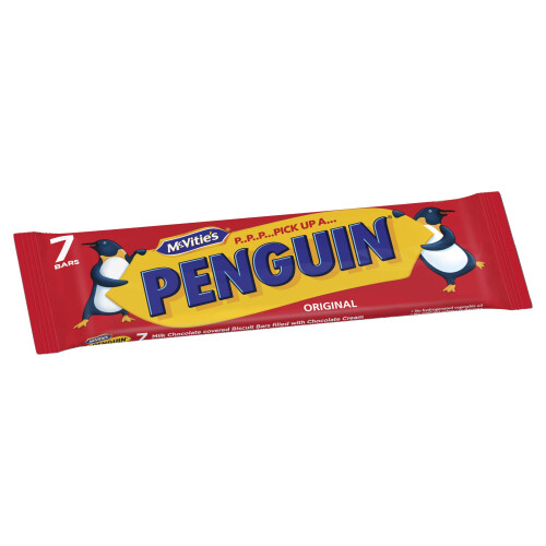 McVities McVitie's Milk Chocolate Penguin Biscuits, 7 Biscuits (Pack of 1) 2