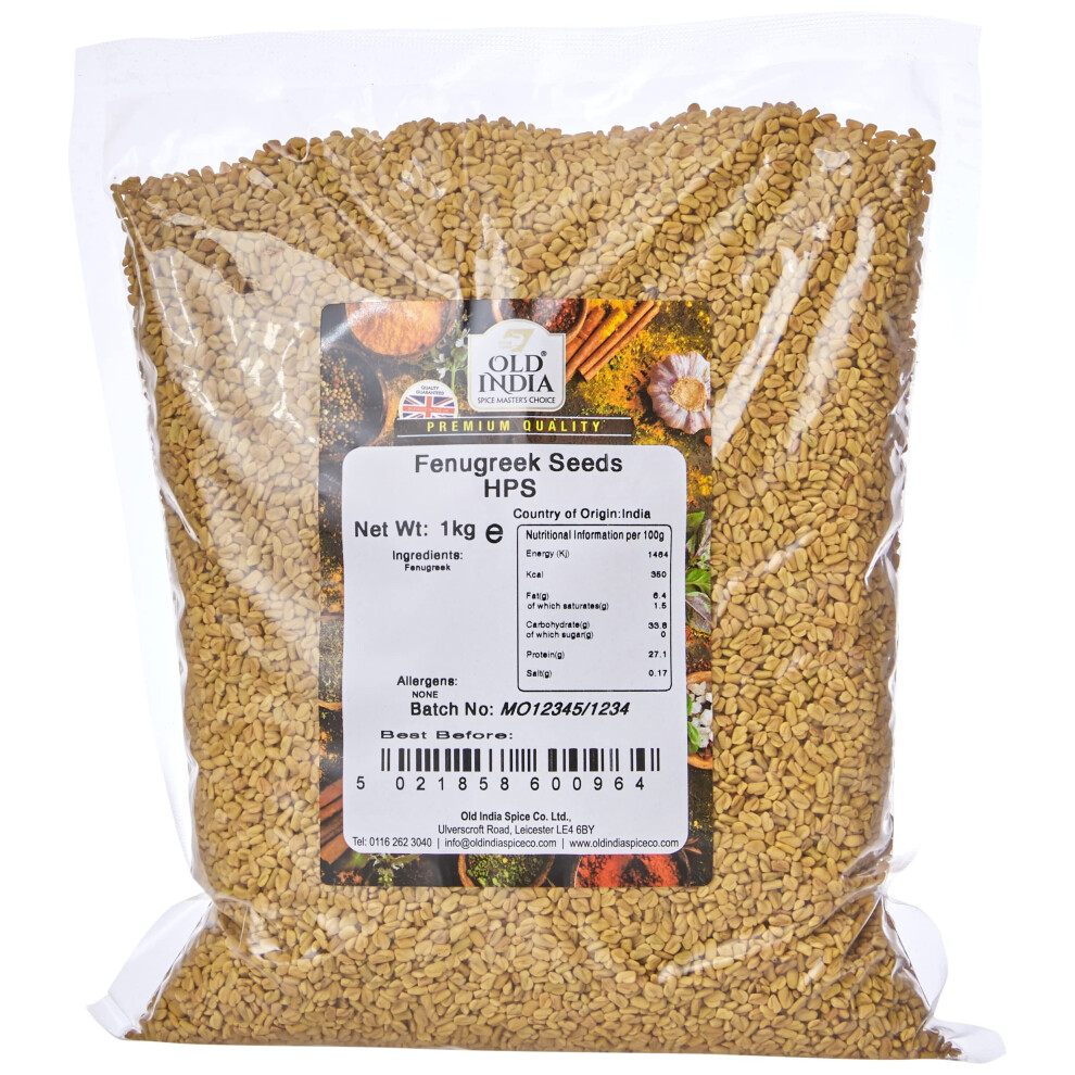 Old India Fenugreek Seeds Hps 1Kg