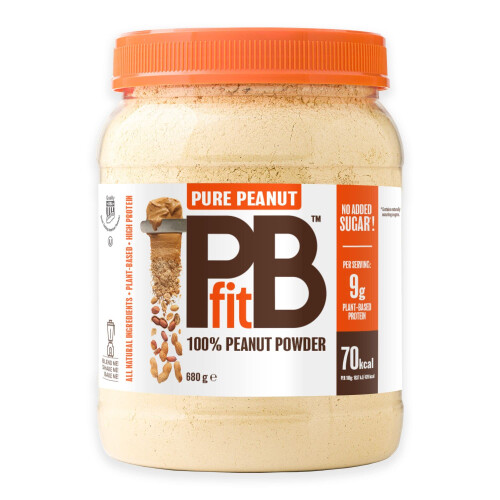 PBfit Pure Peanut Powder 680g, No Sugar 1