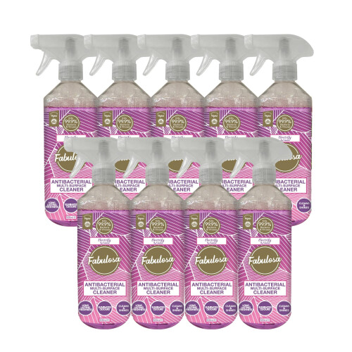 Fabulosa Fabulosa Antibacterial Disinfectant Spray, All Purpose Multi Surface Cleaner, 500ml, 9 pack, Electrify 1