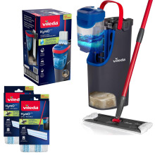 Vileda H2PrO Flat Mop System + 2 Refills