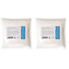 Intralabs Cream of Tartar for Baking & Playdough, Pure Food Grade Powder, 1kg (Pack of 2)