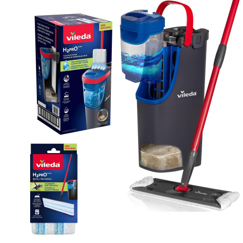 Vileda Vileda H2PrO Flat Mop System + 1 Refill 1
