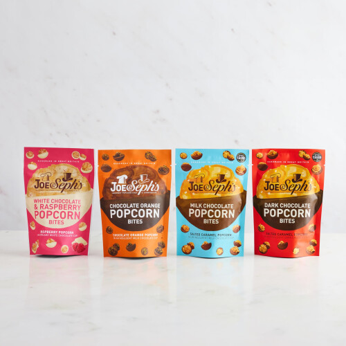 Joe & Seph's White Chocolate & Raspberry Popcorn Bites (63g) 2