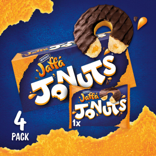 McVities McVitie's Jaffa Cakes Original Jaffa Jonuts, 4 Jonuts (Pack of 1) 2