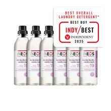 INEOS Non Bio Laundry Liquid 198 Washes (6 x 1L) Peony + Rice Milk
