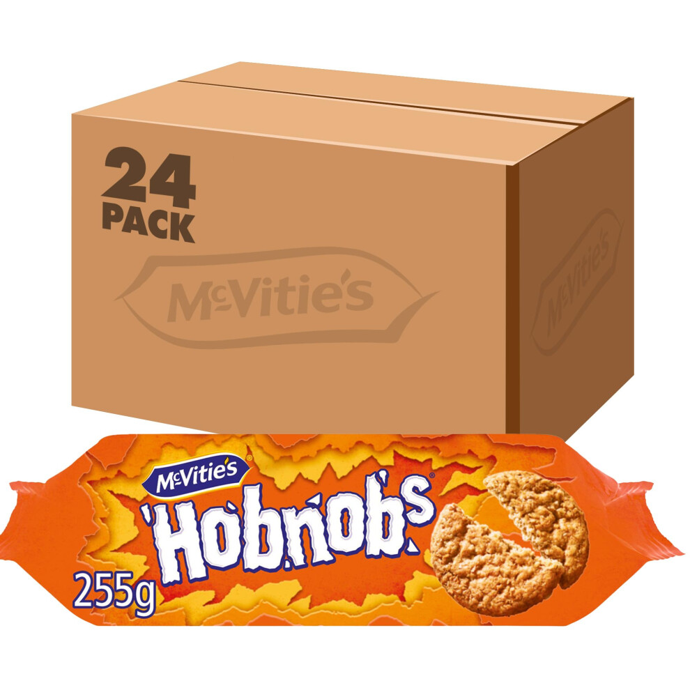 Mcvities Mcvitie's Hobnobs Biscuits The Oaty One, 255G (24 Pack)