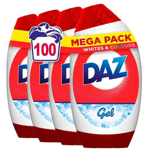 Daz Daz Gel Laundry Detergent, 100 Washes, Stain Removal 1