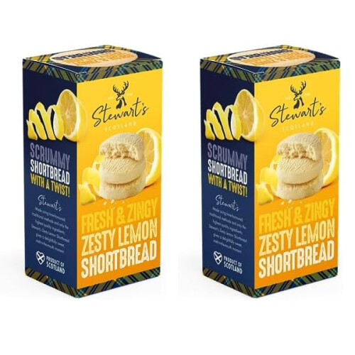 Stewart's Lemon Curd Shortbread, 160g 1