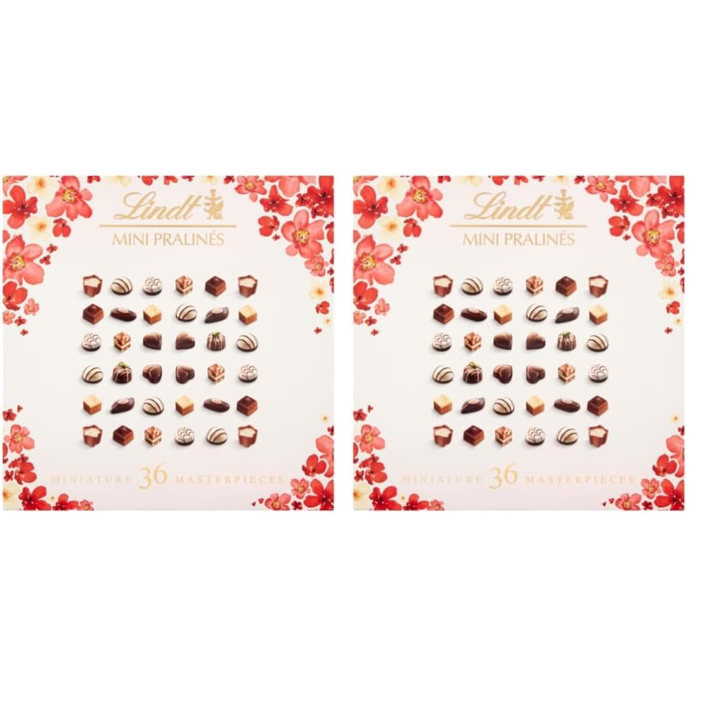 Lindt Mini Pralines Spring, 180g, Milk, Dark & White Chocolate