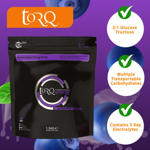 TORQ TORQ Blackcurrant Electrolyte Powder (45 Servings) 2