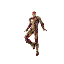 Figure Hot Toys MMS758D65 - Marvel Comics - Iron Man 3 - Iron Man Mark XLII