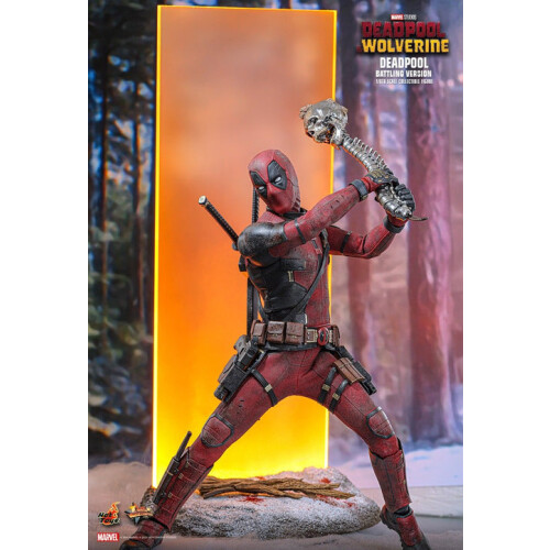 Hot Toys ειδώλιο Hot Toys MMS782 - Marvel Comics - Deadpool & Wolverine - Deadpool Battling Version 2