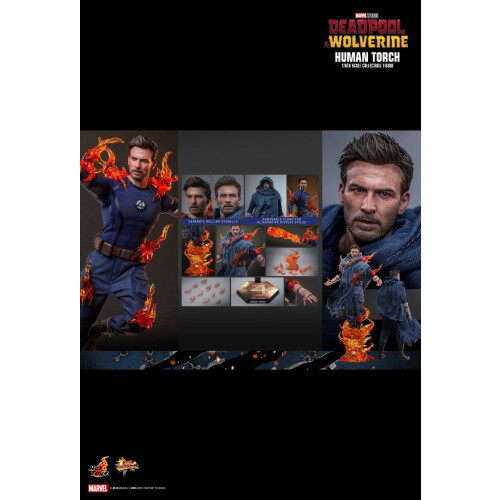Hot Toys ειδώλιο Hot Toys MMS789 - Marvel Comics - Deadpool & Wolverine - Human Torch 1