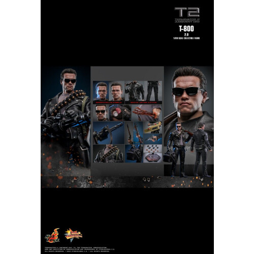 Hot Toys ειδώλιο Hot Toys MMS795 - Terminator 2 : Judgment Day - T800 1
