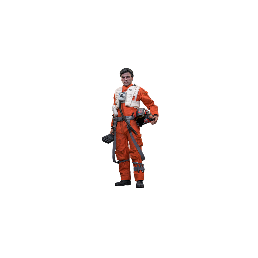 Hot Toys Figure Mms806 - Star Wars : The Force Awakens - Poe Dameron