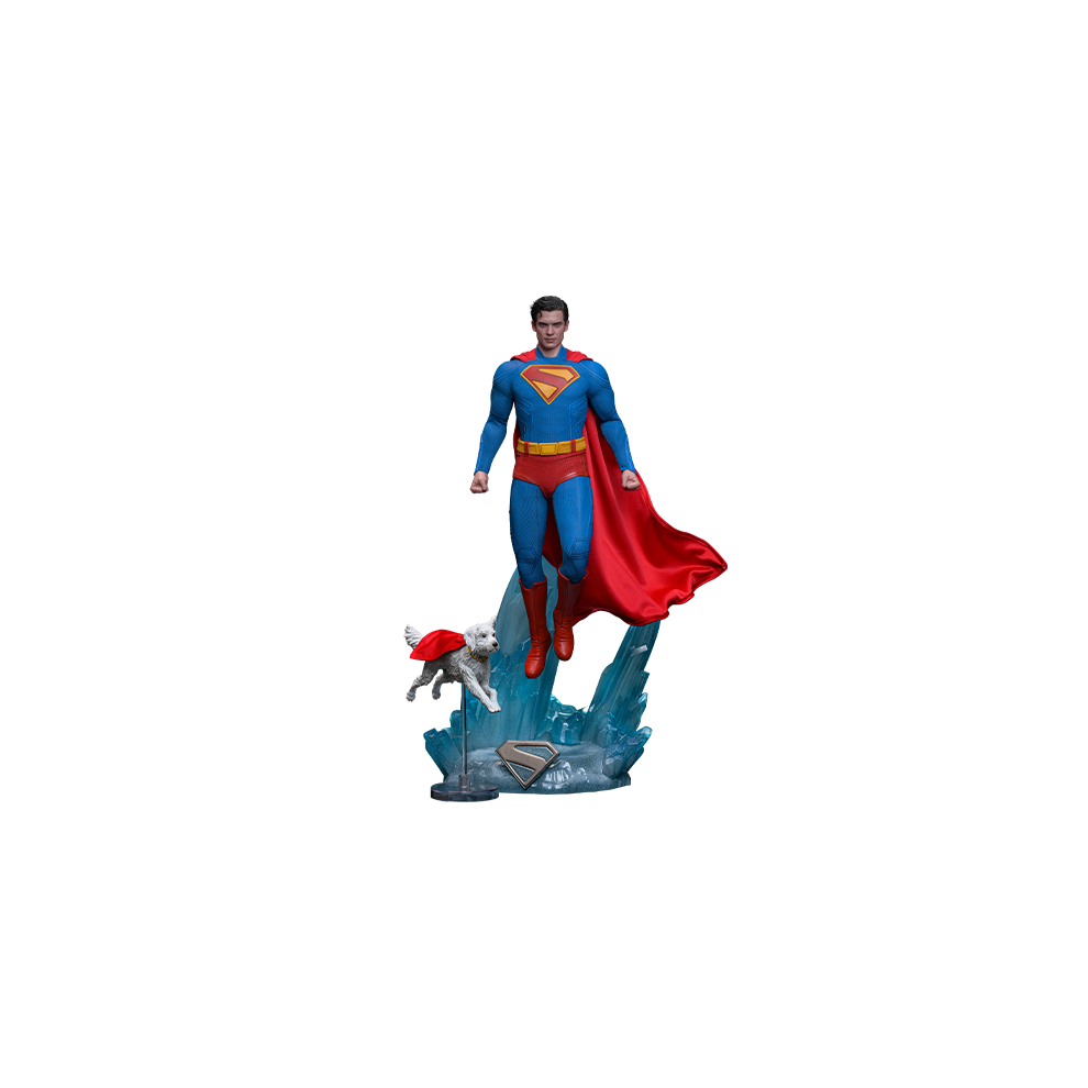Hot Toys Figure Mms812 - Dc Comics - Superman - Superman & Krypto
