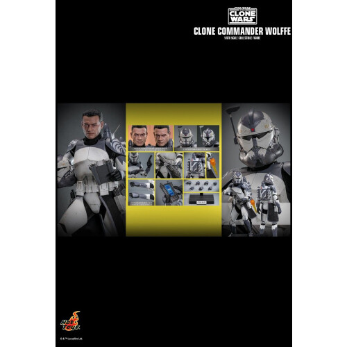 Hot Toys ειδώλιο Hot Toys TMS141 - Star Wars : The Clone War - Clone Commander Wolffe 1