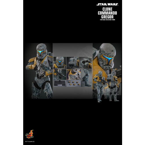 Hot Toys ειδώλιο Hot Toys TMS155 - Star Wars : The Clone Wars - Clone Commando Gregor 1