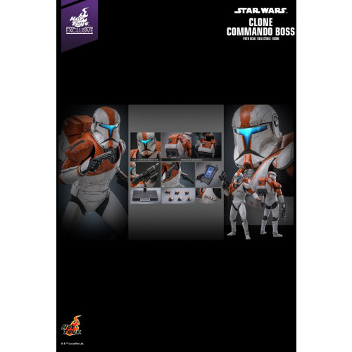 Hot Toys ειδώλιο Hot Toys TMS151 - Star Wars : The Clone War - Clone Commando Boss 1
