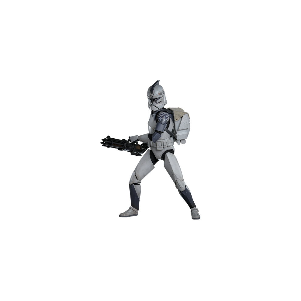 Hot Toys Figure Tms143 - Star Wars : The Clone War - 104Th Battalion Wolfpack Clone Trooper Deluxe Version