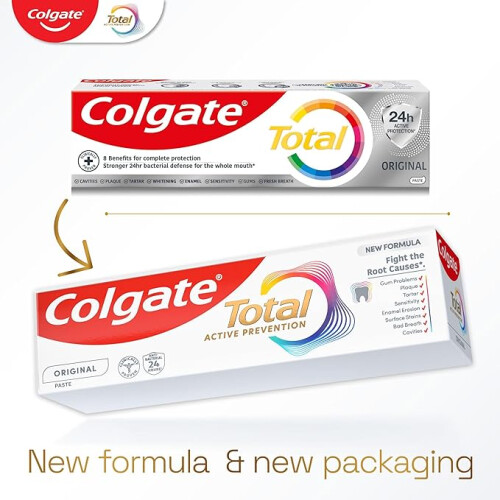 Colgate Colgate Total Active Prevention Original Toothpaste 100ml x4 2