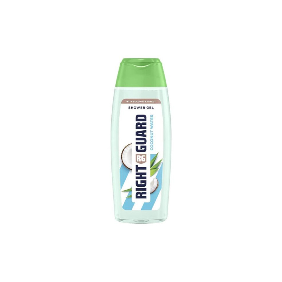 3 x Right Guard Coconut Water Shower Gel 250ml