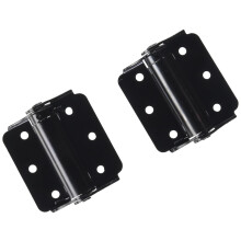 Hardware Essentials 852868 Hardware Essentials 852546 Satin Brass Double-Acting (3-inch) Black Adjustable Screen Door Spring Hinge 3"""" (76.2mm) 2 C