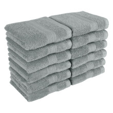 Kaufman - Washcloths 12 pacchetto di lusso | 13 x 13 in | Asciugamani a faccia di cotone 100% | Scempti di lavaggio morbido per il viso e il corpo al