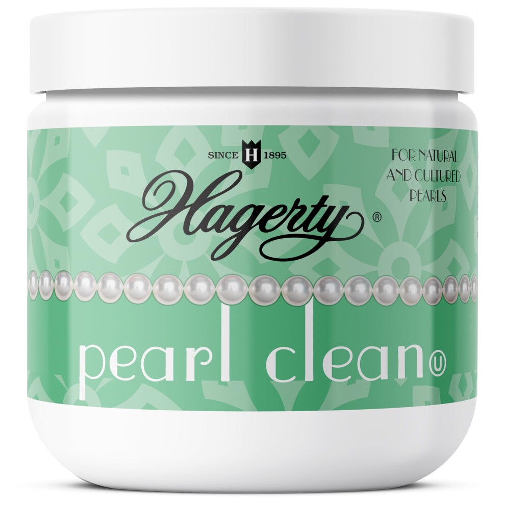 Hagerty Pearl Clean Jewelry Cleaner - Professional Jewelry Cleaning Liquid For Pearls Gemstones Delicate Porous Stones - Dipping Basket Include