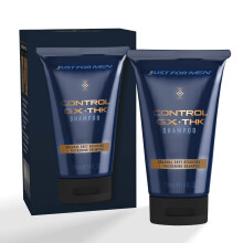 Solo para los hombres Control GX + Thk Champ de espesamiento con champ de reduccin de gris para adelgazar el cabello con alfa queratina espesa el