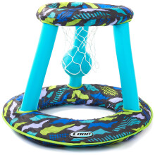 SwimWays COOP Hydro Spring Hoops Pool Toy Inflatable Pool Game Basketball Set