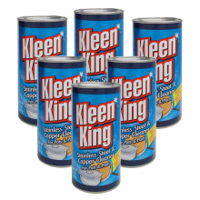 King Kleen Kleen Cura?ator de bucatarie din o?el inoxidabil ?i cura?ator de cupru (pachet de 14 oz 6) ajuta la ndepartarea petelor ?i a tmpenie