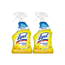 Lysol Alles-in-één Reiniger, Desinfecterende Spray, Citroenfris, 32oz, Pack van 2