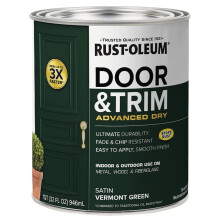 Rust-Oleum 376514 U?a uscata avansata ?i garnitura de vopsea din satin vermont verde