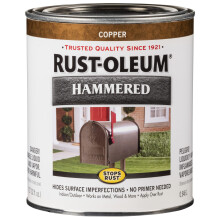 Rust-Oleum 239074 Stops Rust Hammered Finish Farbe, Quart, Kupfer 32 Fl Oz (Packung mit 1)