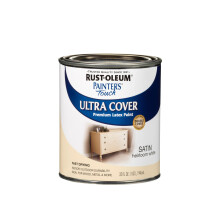 Rust-Oleum 240285 Painter's Touch Latex Paint Quart Quart Heirloom White 32 FL Oz (pachet de 1)