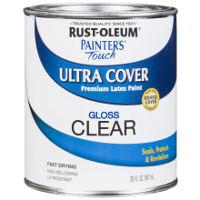 Rust-Oleum 242057 Painter's Touch Latexverf, Quart, Glanzend, 1 Quart (Verpakking van 1)