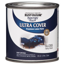 Rust-Oleum 1922730 Painter's Touch Kwast Emailverf, 8 Fl Oz (1 Verpakking), Glans Marineblauw