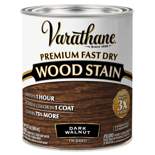 Varathane 262006 Premium Γρήγορη Ξηρή Σκιά Ξύλου, Κουτί, Σκούρο Καρυδί