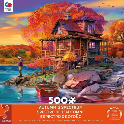 Ceaco - Autumn's Spectrum - 500 Piece Jigsaw Puzzle 2