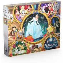Buffalo Games - Silver Select - Disney - Classic Collage - 2000 Piece Jigsaw Puzzle for Adults -Challenging Puzzle Perfect for Game Nights - Fini