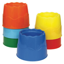 Kreativitt Street Stalltpfe verschiedene Farben 4-1/2 """" Dia. 6 Stcke