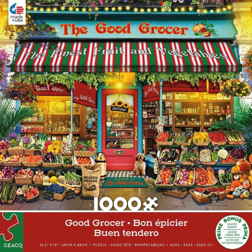 Ceaco - Gary Walton - Shop Windows - Good drogheria - puzzle da 1000 pezzi 2